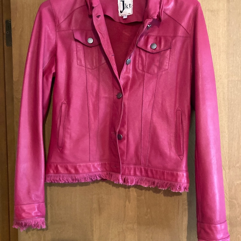 Jakett NY size M leather jacket